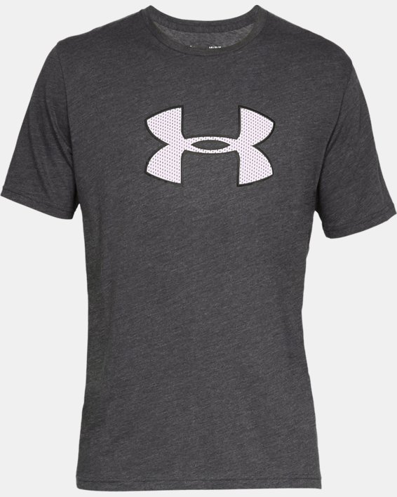 Men's UA Big Logo Short Sleeve T-Shirt in Gray image number 4